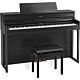 Piano Digital Roland HP704 - Teclado PHA-50 Madeira, 4 Alto-falantes