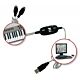 Conversor MIDI x USB Interface - Conecte instrumentos ao computador