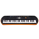 Teclado Casio SA-76AH2 Infantil SHOWROOM - 44 Teclas, 100 Tons, Laranja