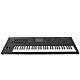 O Yamaha Motif XF6 é um sintetizador com 61 teclas, destacando-se por sua qualidade sonora excepcional, incluindo pianos poderosos, e uma generosa capacidade de memória de formas de onda. Com 741 MB de memória e 136 novos sons, como sintetizadores, metais
