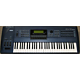 Teclado Yamaha EX-7 com sons incríveis e recursos avançados.