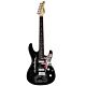 waldman gtu-1/cor guitarra do corinthians, 2 caps humbucker e ponte tremolo