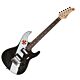 waldman gtu-1/vas guitarra do vasco, 2 caps humbucker e ponte tremolo