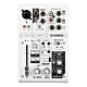Yamaha AG03 Mixer Mixer Compacto de 3 canais (2 mono + 1 stereo) + 1 aux. Efeito, compressor e simulador de amplificador em 1 botão. Compativel com iPad, Mac e Windows. Função LOOPBACK para Live Stream e PodCast. Alta qualidade sonora para Gravação e Repr