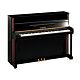 Piano Yamaha JX113T Vertical Ébano Polido com Teclas Acrílicas