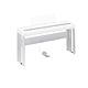 Estante para piano digital P-515B na cor preta.-Yamaha L-515 Estante para Piano ID-9995
