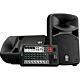Yamaha STAGEPAS600BT Sistema de Som Kit de PA completo, contendo 2 caixas acústicas passivas e 1 mixer analógico amplificado com comunicação via Bluetooth. Caixas acústicas de 10 . 680W de potência e pressão sonora de 129dBSPL (o par). Mixer analógico de