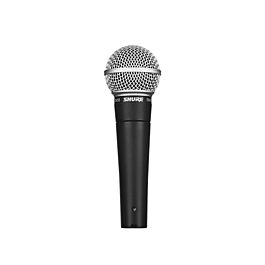 Microfone de mão Shure dinâmico unidirecional c/ fio SM58-LC
