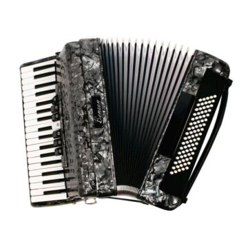 Acordeao Benson 80 baixos BAC80-7PBK preto, 9 registros 1