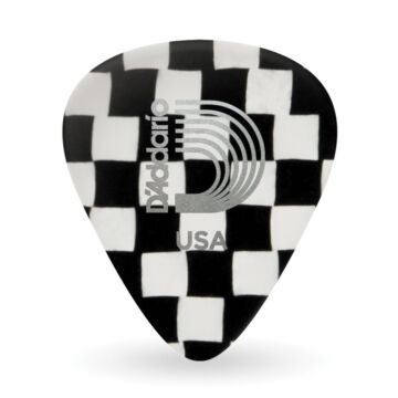 Palheta Celulóide Xadrez .50mm Leve D Addario 1CCB2-10 1