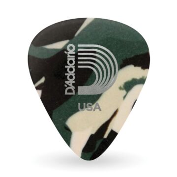 Palheta Celulóide Camuflada Extra-Pesada D Addario 1CCF7-10 1