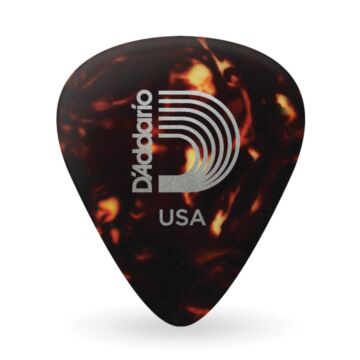 Palheta Celulóide Shell .70mm Média D Addario 1CSH4-10 1