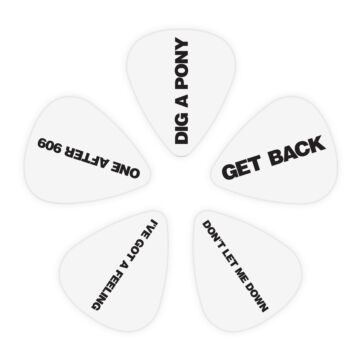 Palheta .50 Leve Get Back D Addario The Beatles 1CWH2-10B8 1