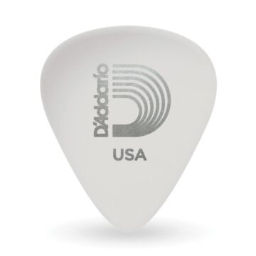 Palheta Celulóide Branca 1.25mm X-Pesada D Addario 1CWH7-10 1