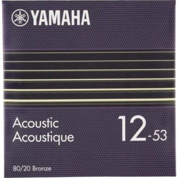 Encordoamento Para Violão .012-.053 Bronze Custom Light Yamaha