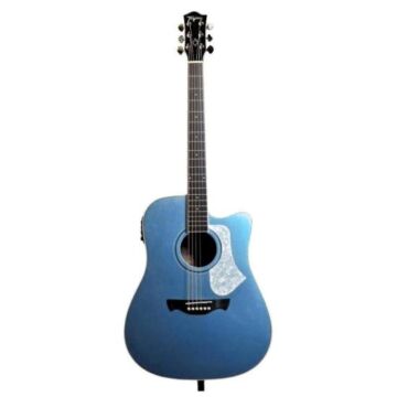 Violão Tagima Andes Folk Eletroacústico Aço Lake Placid Blue Satin