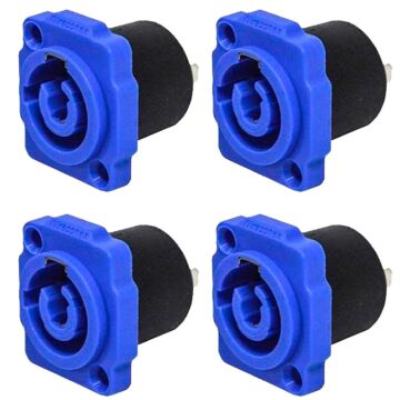 Conector De Ac-in Painel Wc 1823 In P Bl Pbl Azul Wireconex 04 Unidades 1