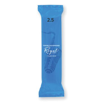 Palheta Sax Tenor 2.5 (Unidade) D Addario Royal RKB0125-B25 1
