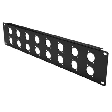 Painel Para Conector Xlr Fêmea Wireconex Wp 16 Xlr 1