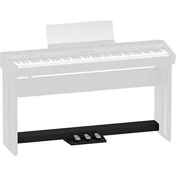 Roland KPD-90 Preto - Detalhe dos Três Pedais