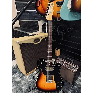 Fender Telecaster Custom '72 American Vintage Guitarra Elétrica 3-Tone Sunburst - Usada