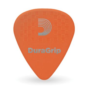 Palheta Delrin Laranja (10 Peças) DAddario Duragrip 7DOR2-10 1