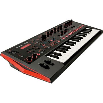 Roland JD-Xi Sintetizador - Vista em Perspectiva com Controles