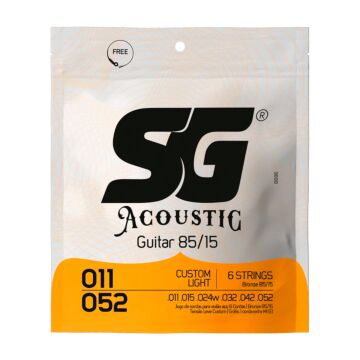 Encordoamento P/violão Aço Bronze 85/15 Sg 0.011 - 0.052 1