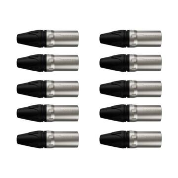 Kit Conector Xlr Macho Wc 1013 (10un) Wireconex 1
