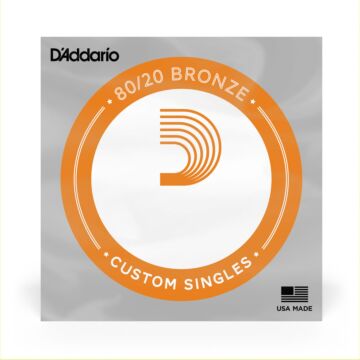 Corda Avulsa Violão Aço .023 D Addario 80/20 Bronze BW023 1