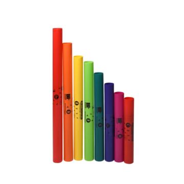 Kit Escala Diatônica Dó Maior Com 8 Boomwhackers BWDG 1