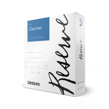 Palheta Clarineta Bb 4.0 (10 Unidades) D Addario Reserve 1