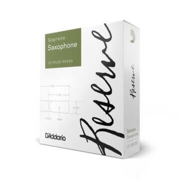 Palheta Sax Soprano 3.5 (10 Peças) D Addario Reserve DIR1035 1