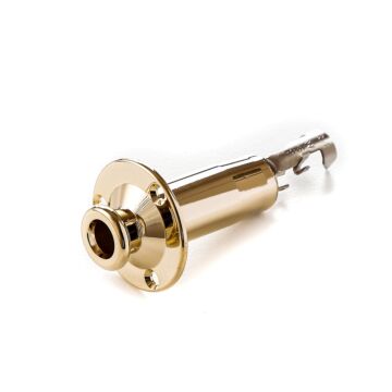 Jack De Conexão Stereo Dourado (Unidade) Spirit TM7-GD 1