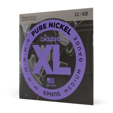 Encordoamento Guitarra 11-41 D Addario XL Pure Nickel EPN115 1