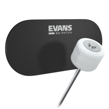 Pad Protetor Pele Bumbo Pedal Duplo (2 Peças) Evans EQPB2 1