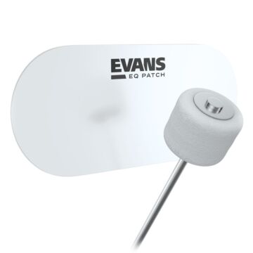 Pad Protetor Pele Bumbo Pedal Duplo (2 Peças) Evans EQPC2 1