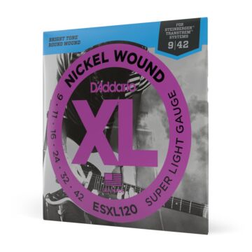 Encordoamento Guitarra 09-42 D Addario XL Nickel ESXL120 1