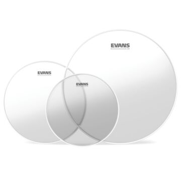 Kit De Peles Fusion Evans G1 Transparente ETP-G1CLR-F 1