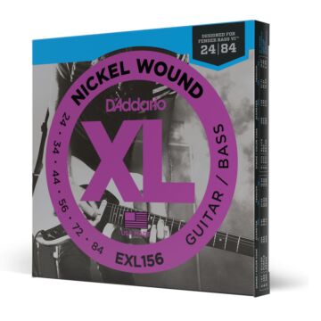 Encordoamento Guitarra Baixo Fender VI D Addario EXL156 1