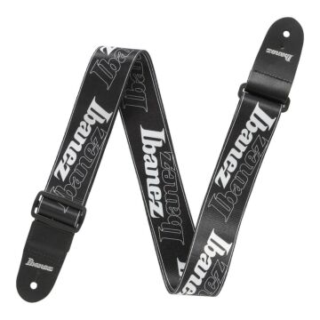 Correia Nylon Preta E Logo Branco Ibanez Design GSD50-BK 1