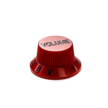 Knob Plástico Instrumentos Volume (6 Peças) Spirit PSV-V-RED 1