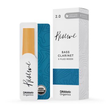 Palheta Clarone 2.0 (5 Unidades) DAddario Organic Reserve 1