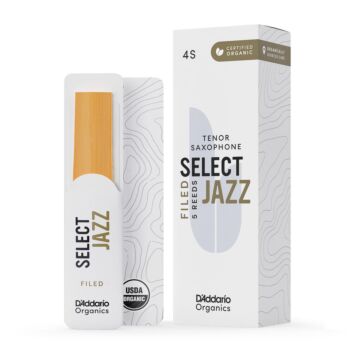 Palheta Sax Tenor 4S (5 Peças) DAddario Organic Select Jazz 1