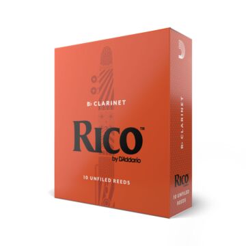 Palheta Clarineta Bb 2.0 (10Unidades) D Addario Rico RCA1020 1