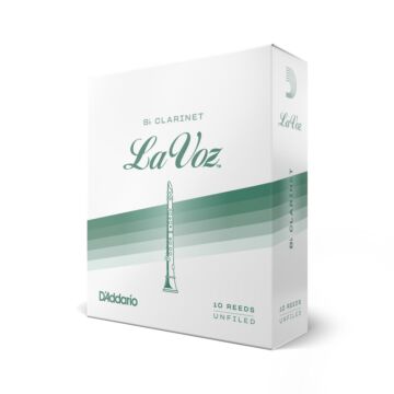 Palheta Clarineta Bb (10 Unidades) D Addario La Voz RCC10MS 1