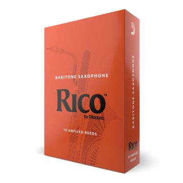 Palheta Sax Barítono 2.5 (10 Peças) D Addario Rico RLA1025 1