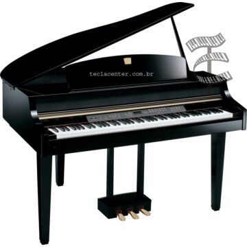 Yamaha CLP-265GP Clavinova Piano Digital Preto - Usado
