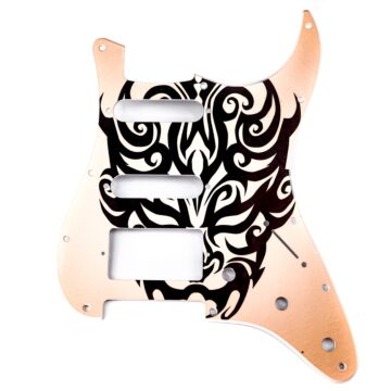 Escudo Guitarra Am Strat HSS Máscara Tribal Spirit 110-MT 1