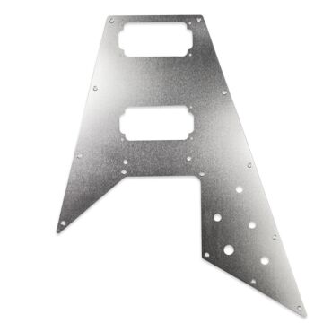 Escudo Para Guitarra Flying-V Prata Full Shape Spirit 523-SR 1